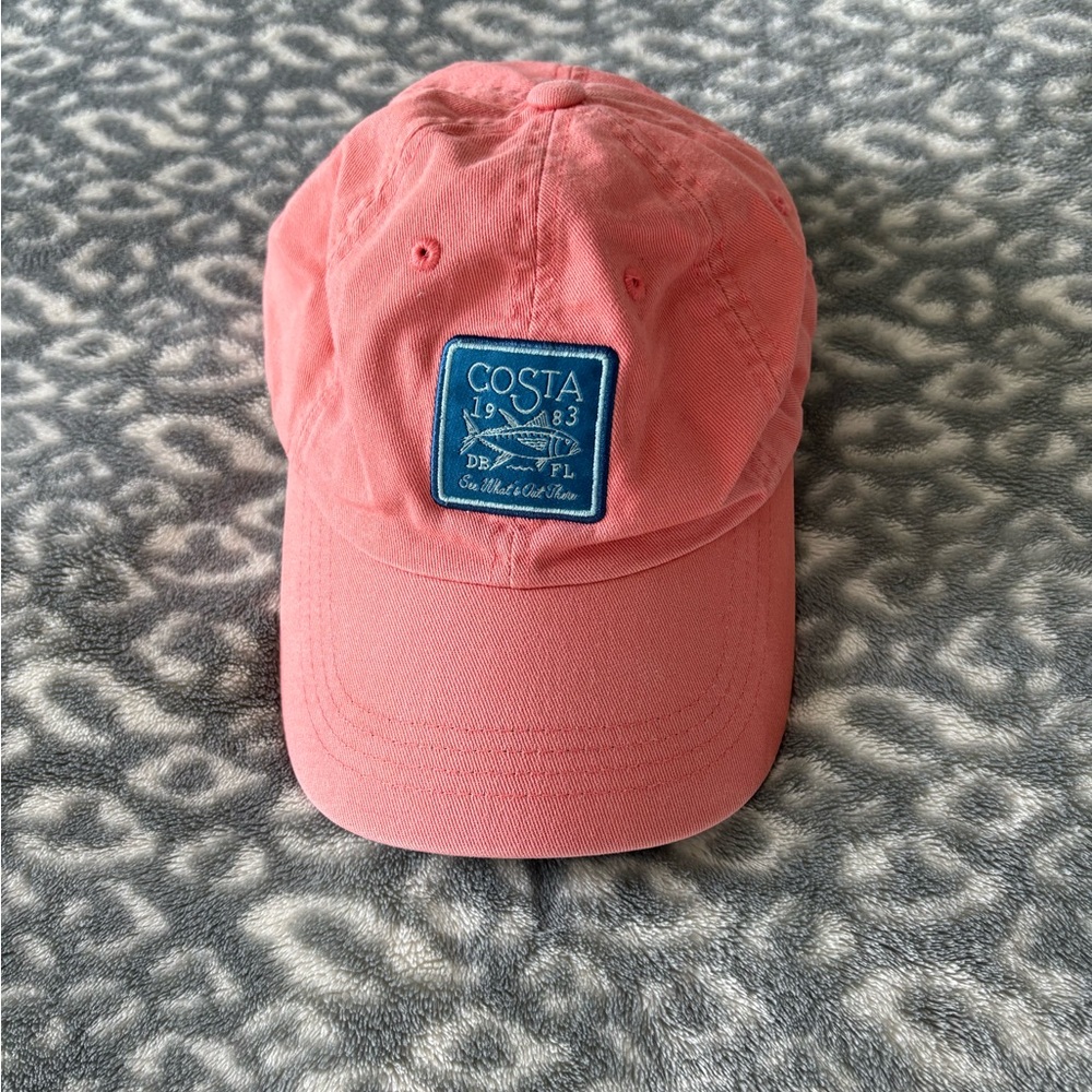 Costa Coral Baseball Cap with Blue Embroidered Logo